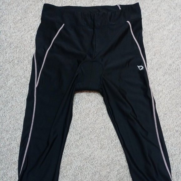 Baleaf Pants - BALEAF Bike Pants 3D Padded High Waist Cycling Capris Tights 3XL Nylon/Spandex